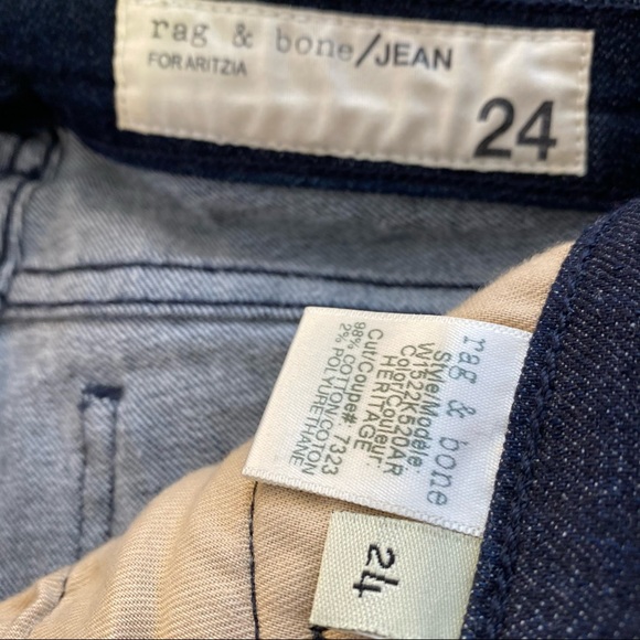 NWOT Rag and Bone Moto zipper Jean - Picture 6 of 8